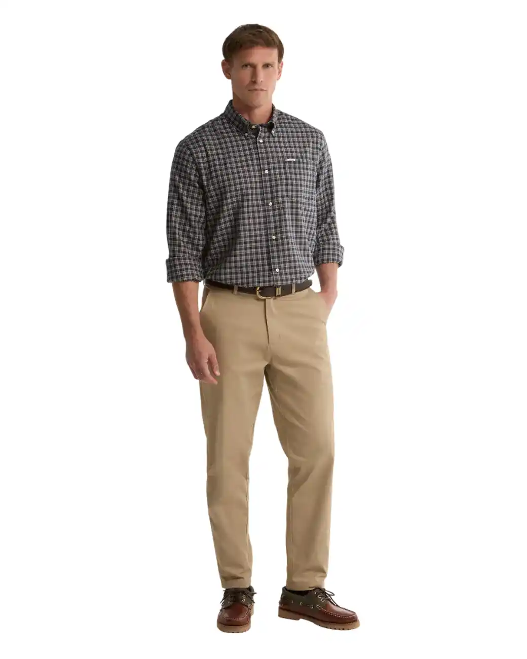Barbour Cliff Regular-Fit Long-Sleeved Shirt Navy-3