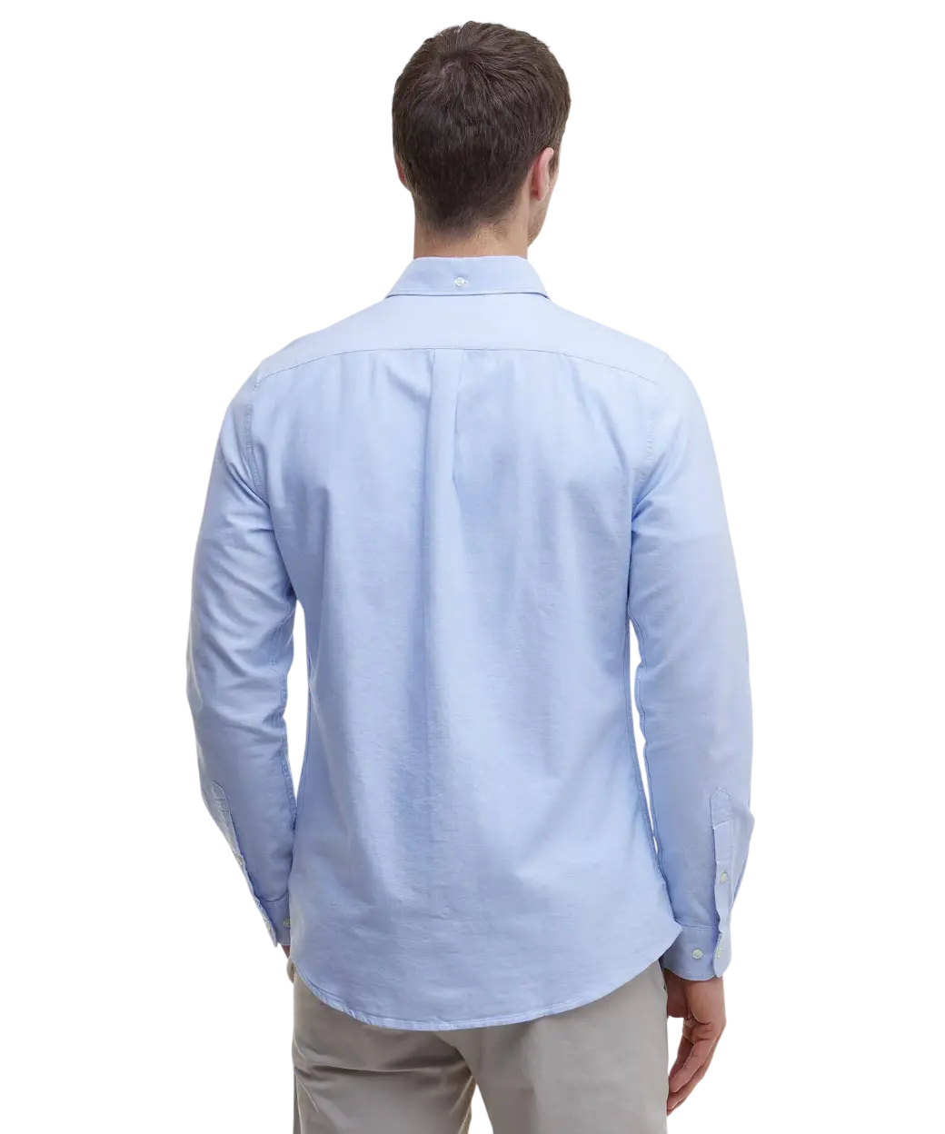 Barbour Oxford Tailored Long-Sleeved Shirt Sky-3
