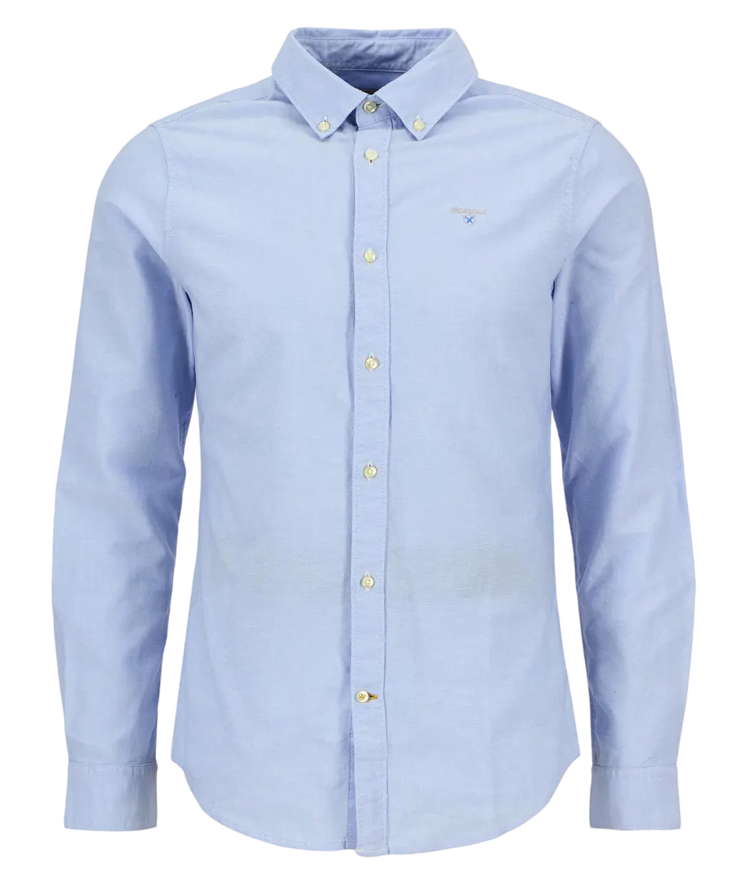 Barbour Oxford Tailored Long-Sleeved Shirt Sky-6