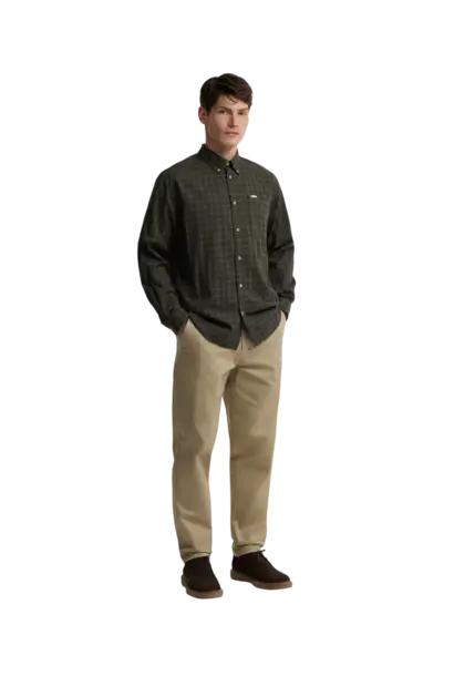 Barbour Bank Regular Long-Sleeved Shirt Olive