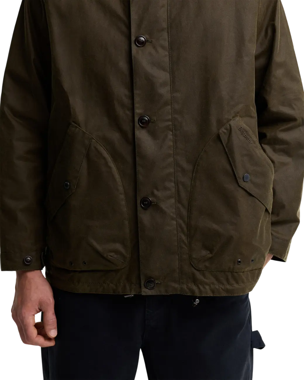 Barbour Re-Engineered Keiss Waxed Parka Beech-6