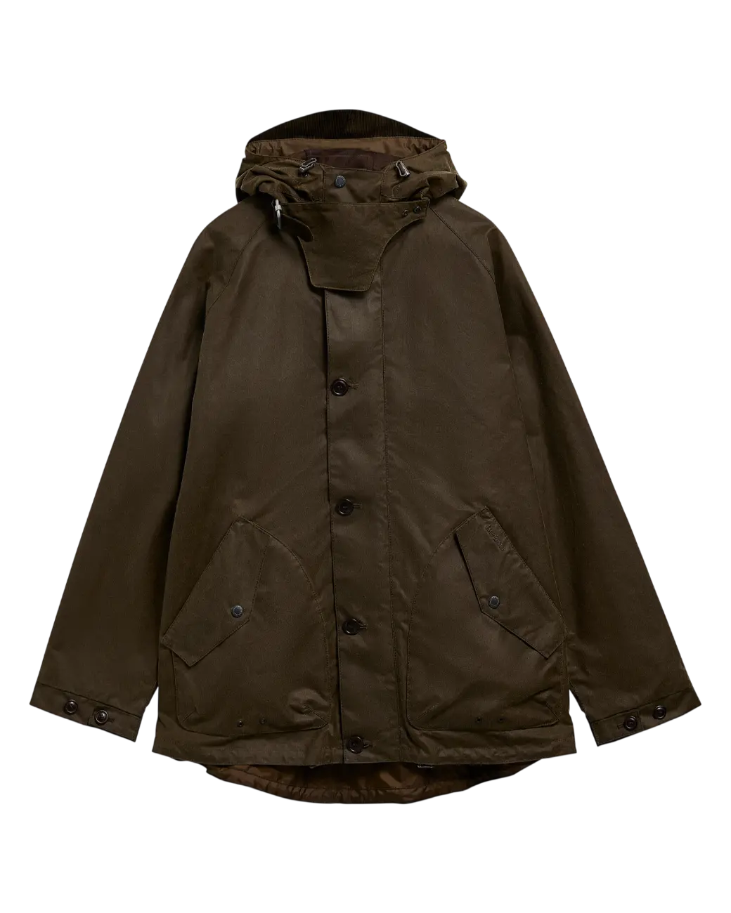 Barbour Re-Engineered Keiss Waxed Parka Beech-7
