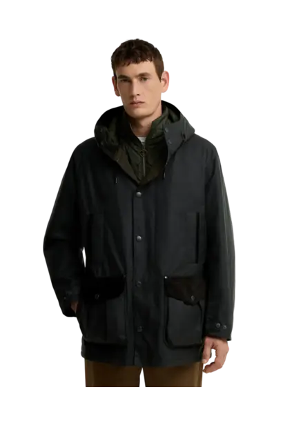 Barbour Winter Beaufort Wax Parka Sage