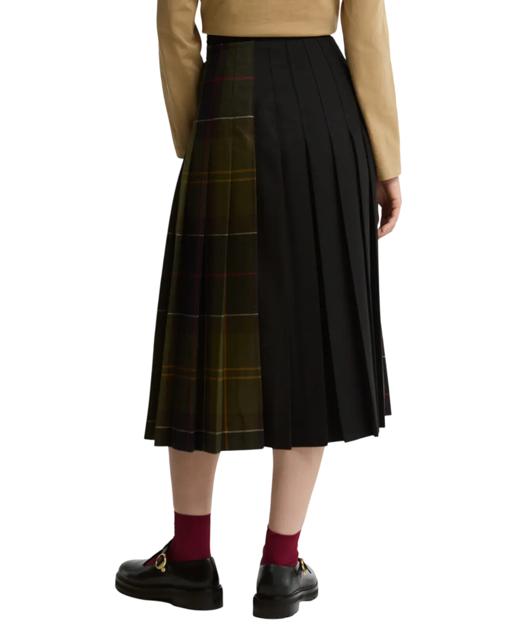 Barbour Marena Tartan Midi Skirt Classic Tartan Multi-3