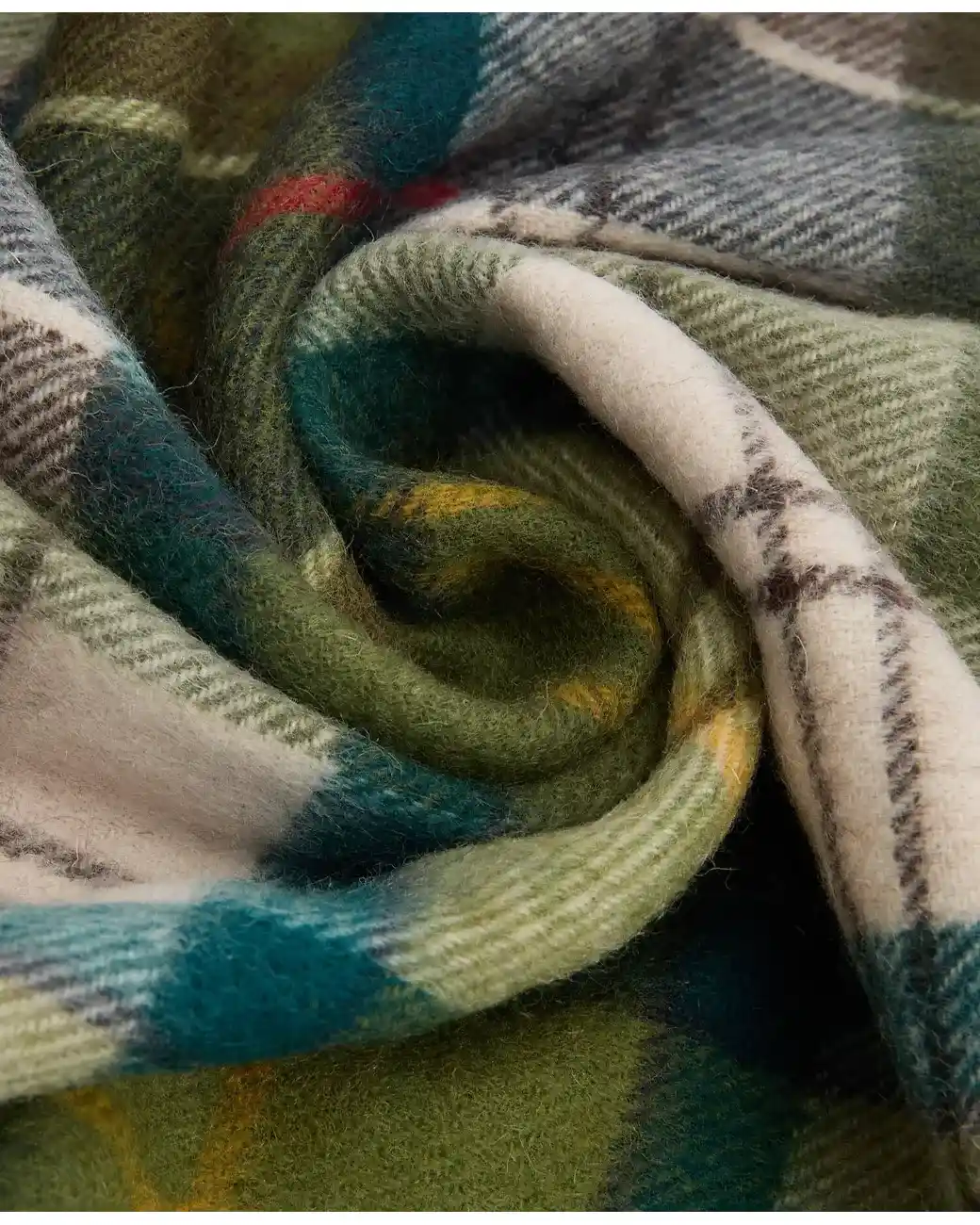 Barbour Serena Tartan Lambswool Scarf Classic/Ancient-5
