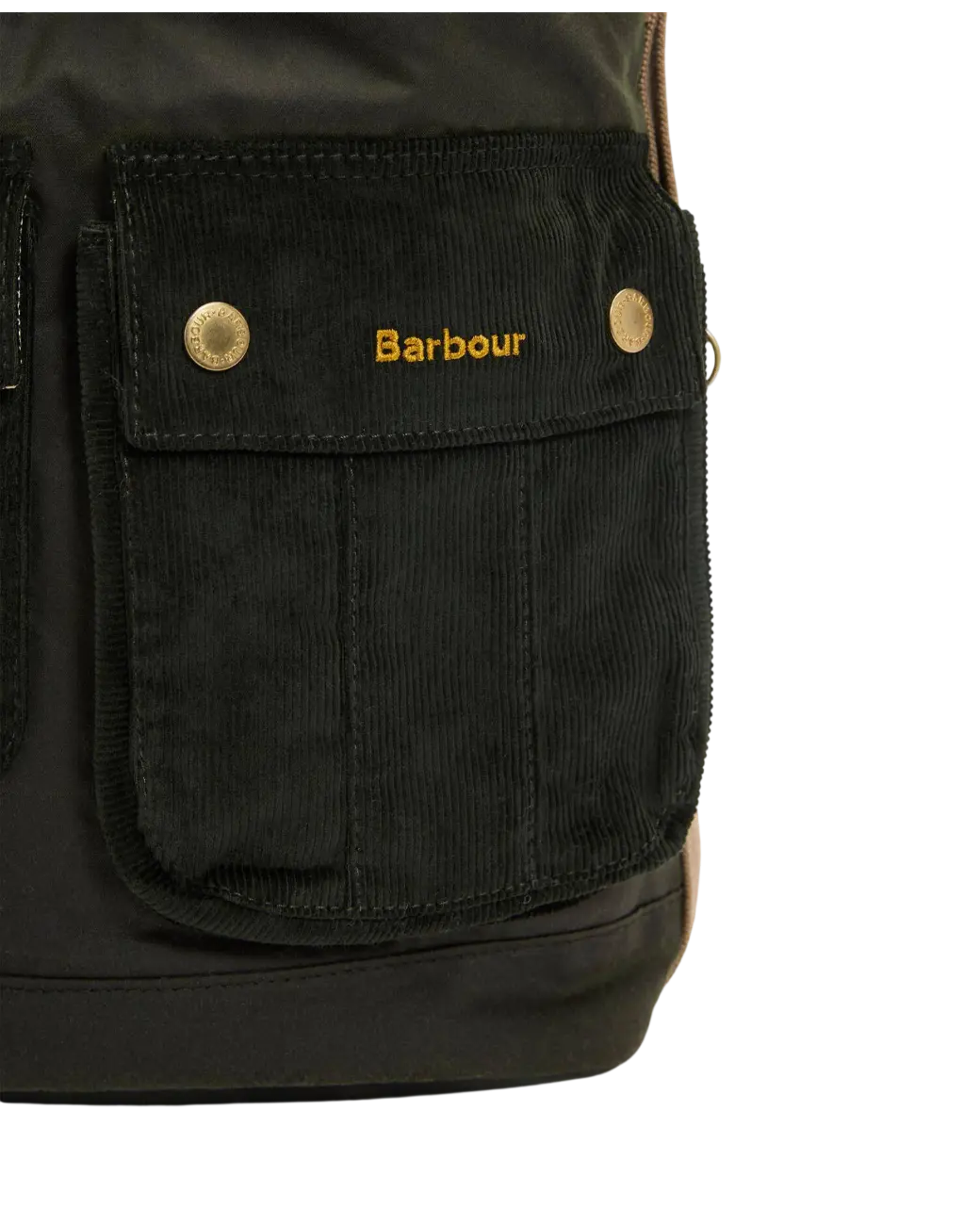 Barbour Mia Waxed Drawstring Tote Bag Fern-5