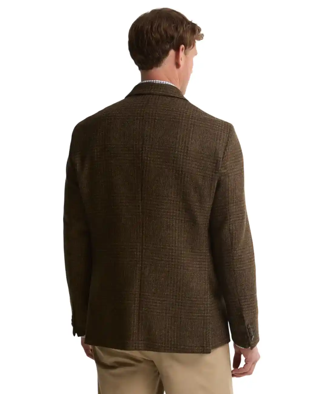 Barbour Bryson Moons Check Blazer Brown-3