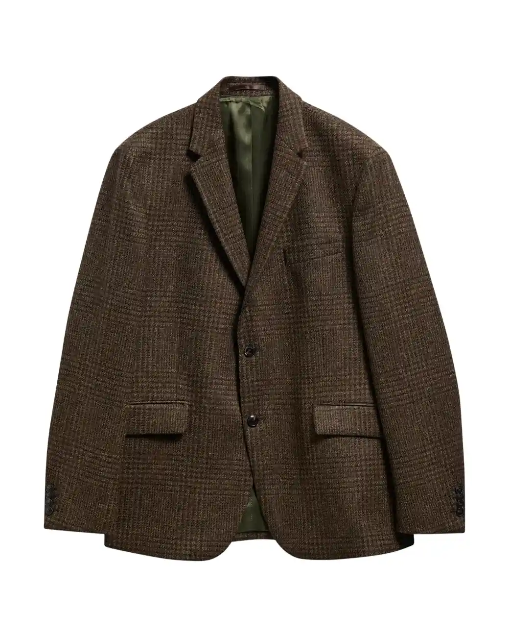 Barbour Bryson Moons Check Blazer Brown-6
