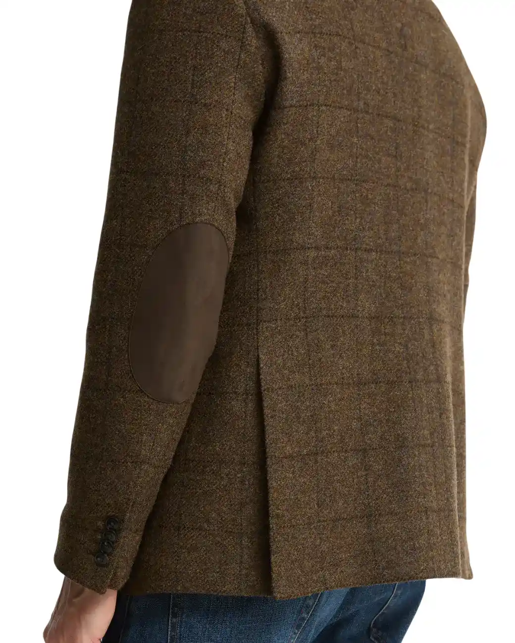 Barbour Gosforth Moons Checked Blazer Brown-4