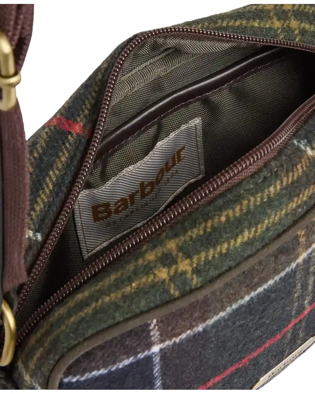 Barbour Contine Tartan Mini Crossbody Bag Classic Tartan-7