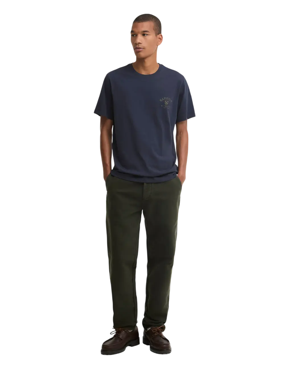 Barbour Moleskin Tailored Trousers Sage-1