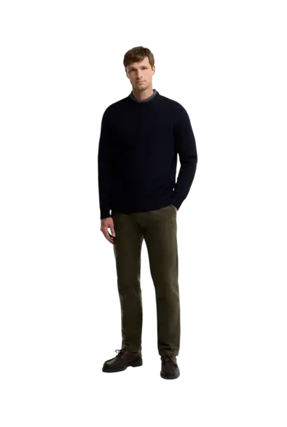 Barbour Moleskin Tailored Trousers Dark Olive