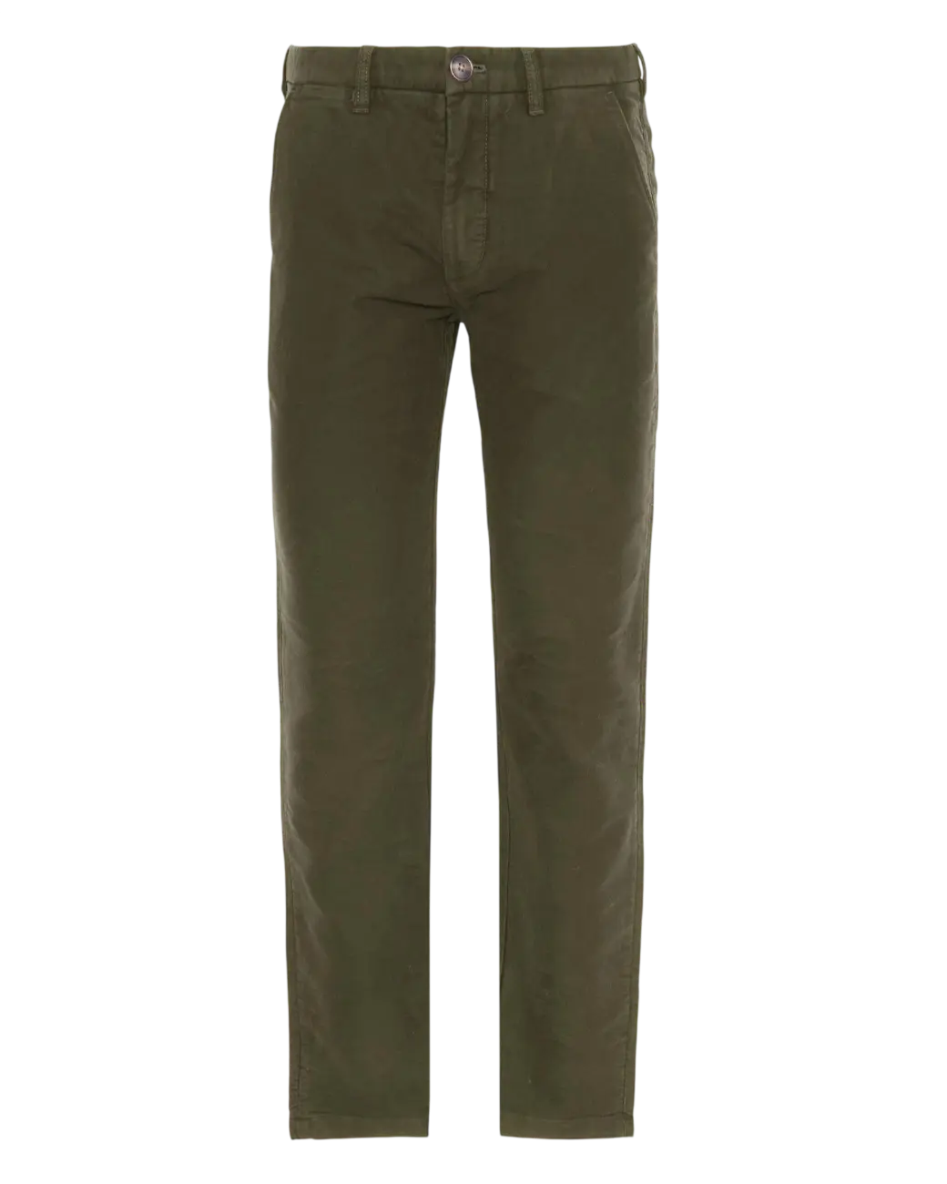 Barbour Moleskin Tailored Trousers Dark Olive-6