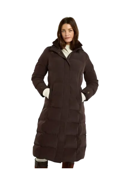 Dubarry Aldborough Dames Lange Donsjas - Mahogany