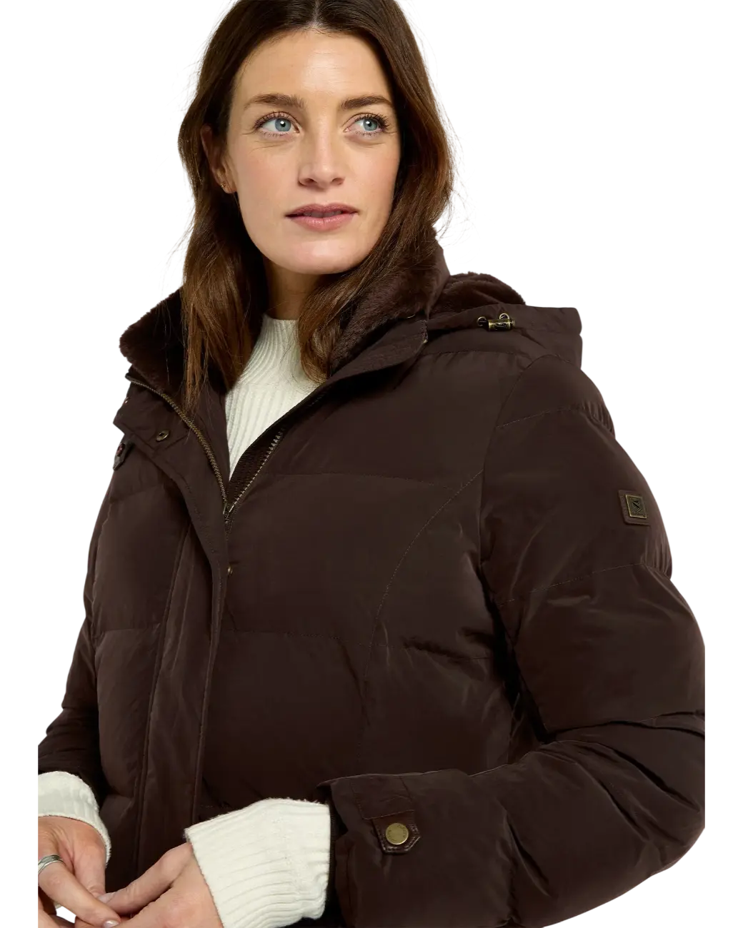 Dubarry Aldborough Dames Lange Donsjas - Mahogany-4