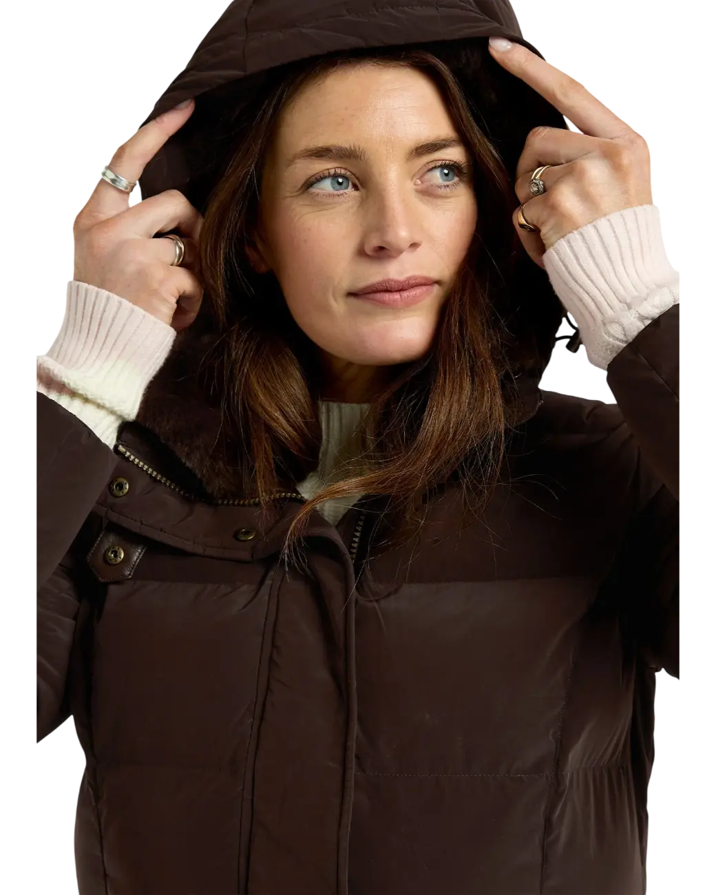 Dubarry Aldborough Dames Lange Donsjas - Mahogany-5
