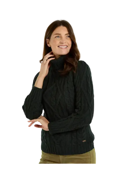 Dubarry Somers Dames Roll Neck Trui - Olive