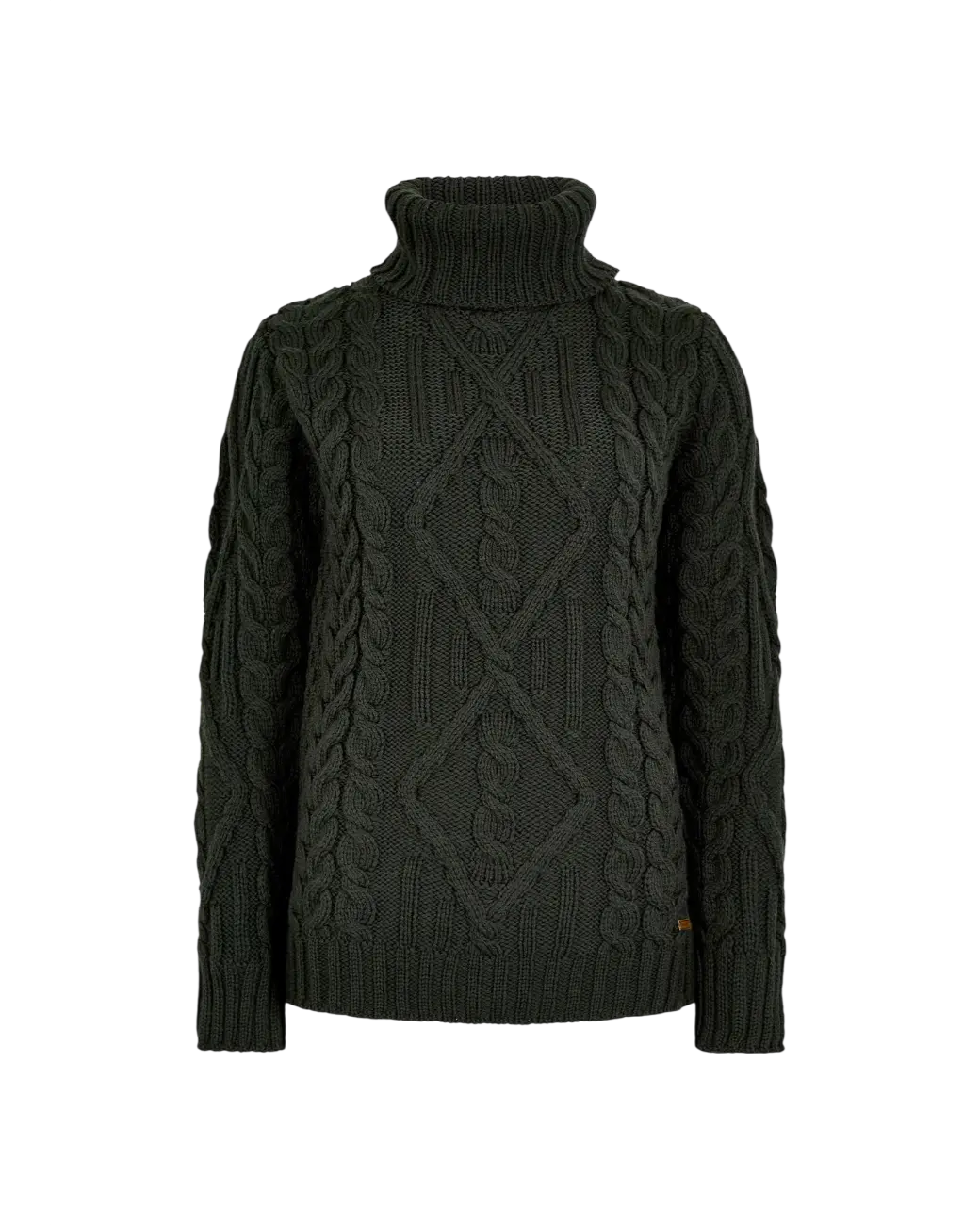 Dubarry Somers Dames Roll Neck Trui - Olive-4
