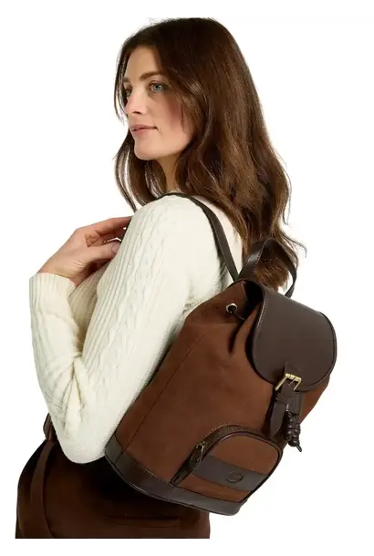 Dubarry Dunross Leren Rugzak - Walnut