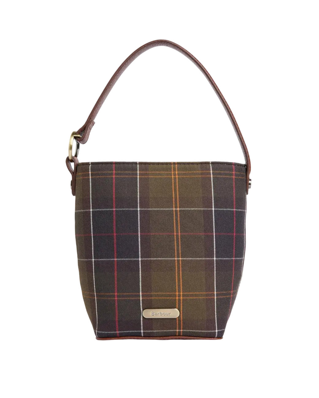 Barbour Cedar Mini Tartan Bucket Bag Classic Tartan-1
