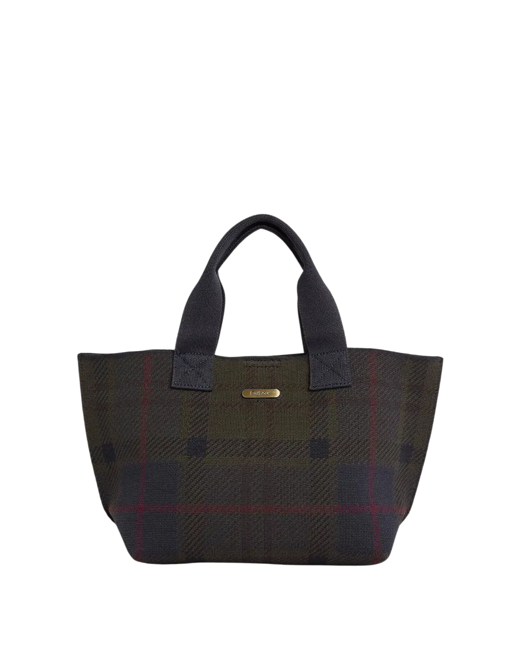 Barbour Layla Tartan Mini Tote Bag Shadow Classic Tartan-1