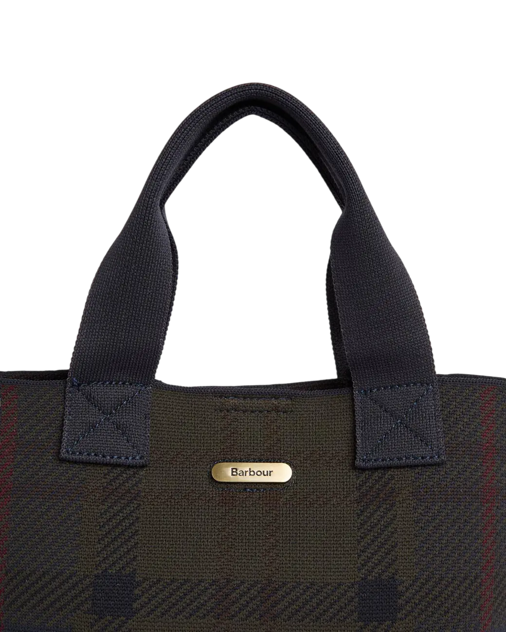Barbour Layla Tartan Mini Tote Bag Shadow Classic Tartan-5