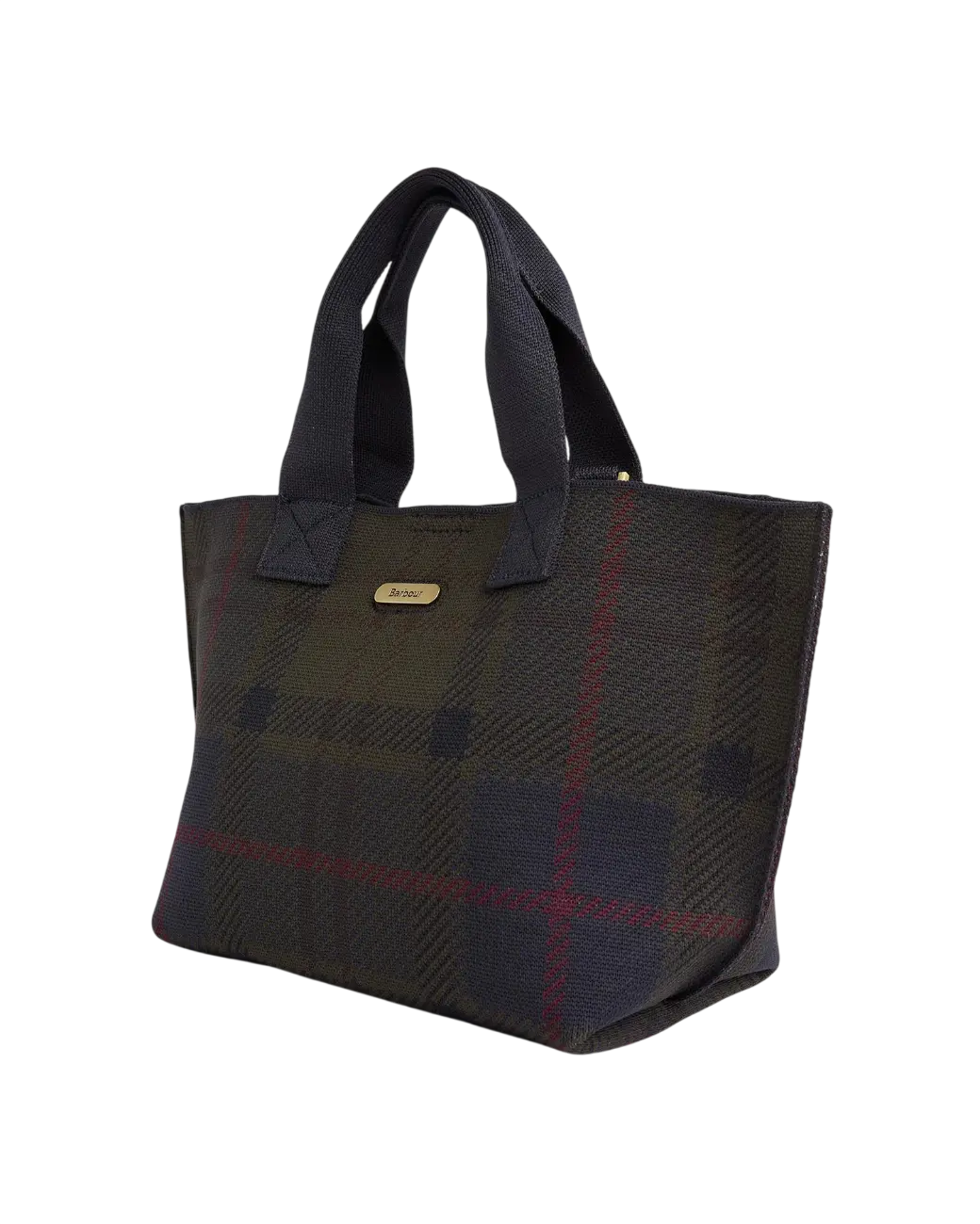 Barbour Layla Tartan Mini Tote Bag Shadow Classic Tartan-8