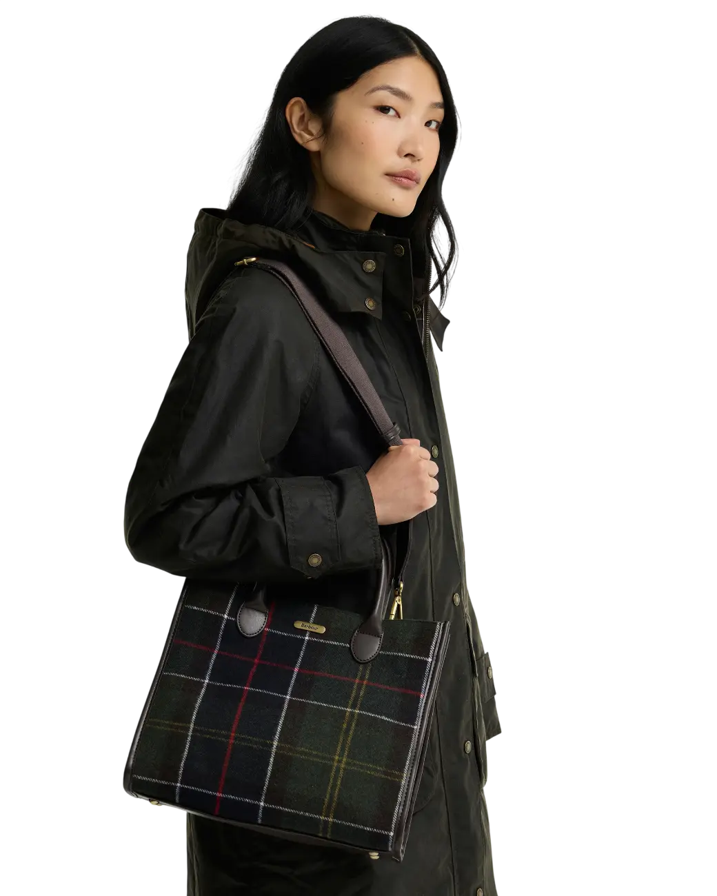 Barbour Barrhill Tartan Tote Bag Classic Tartan-2