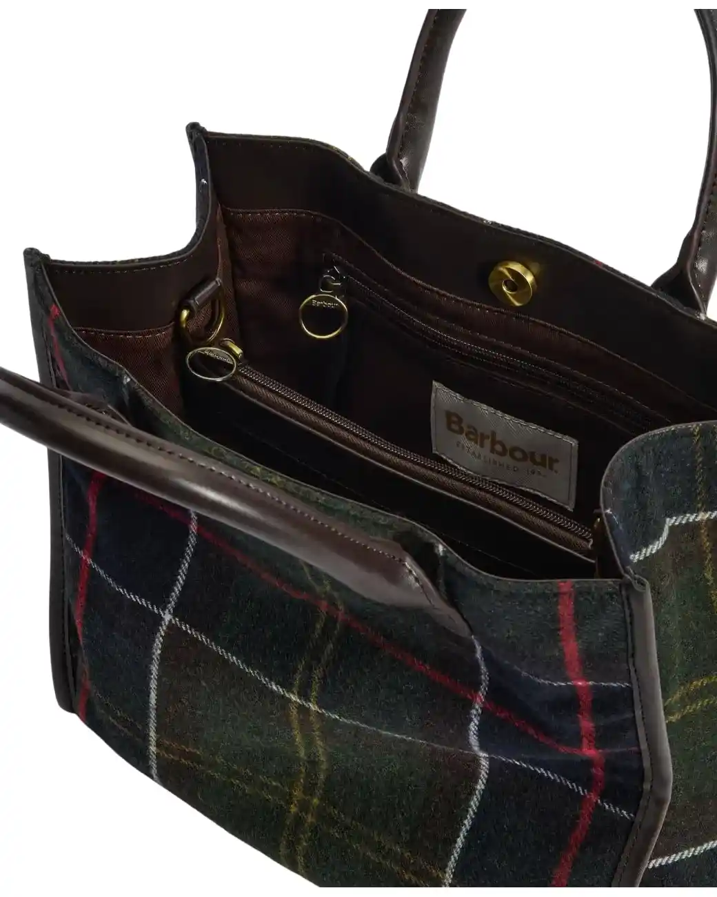 Barbour Barrhill Tartan Tote Bag Classic Tartan-7