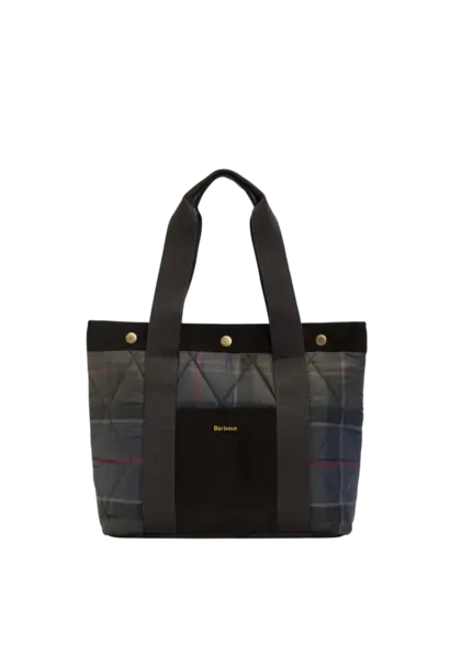 Barbour Healy Tartan Tote Bag Shadow Classic Tartan