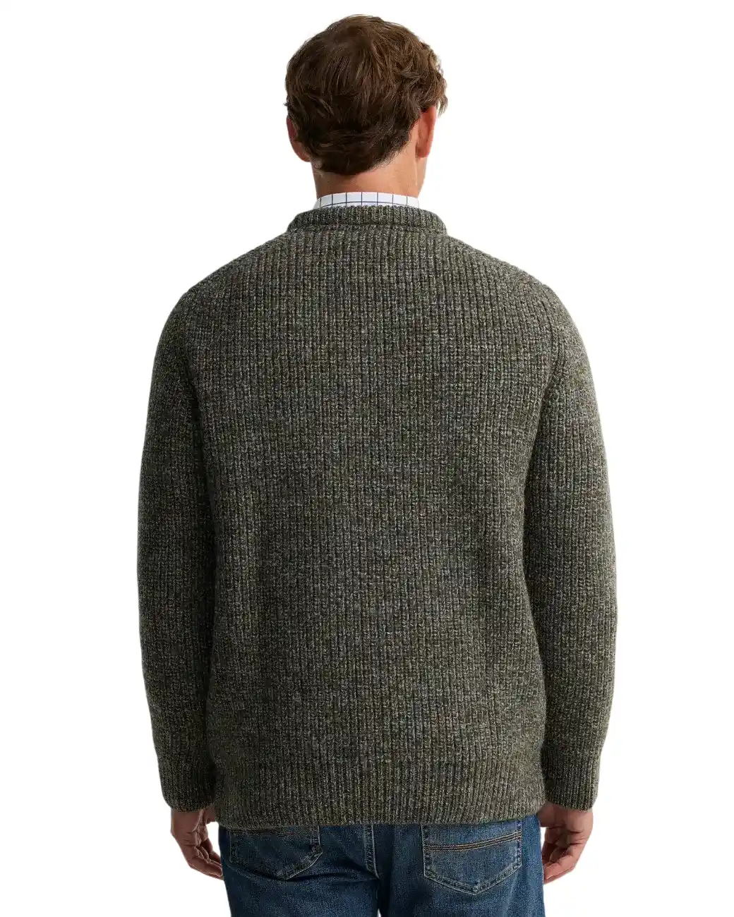 Barbour New Tyne Crew Neck Jumper Derby Tweed-3