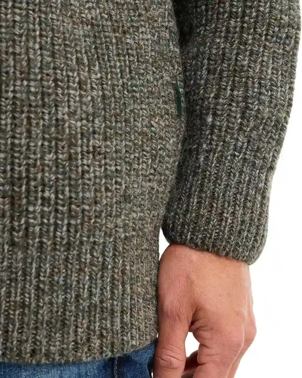 Barbour New Tyne Crew Neck Jumper Derby Tweed-4