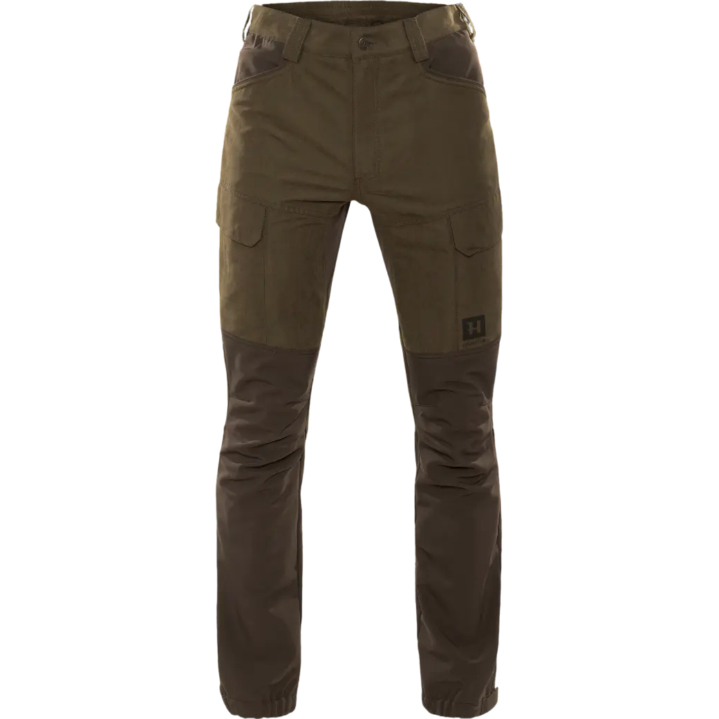 Härkila Scandinavian trousers Willow Green/Deep Brown-1