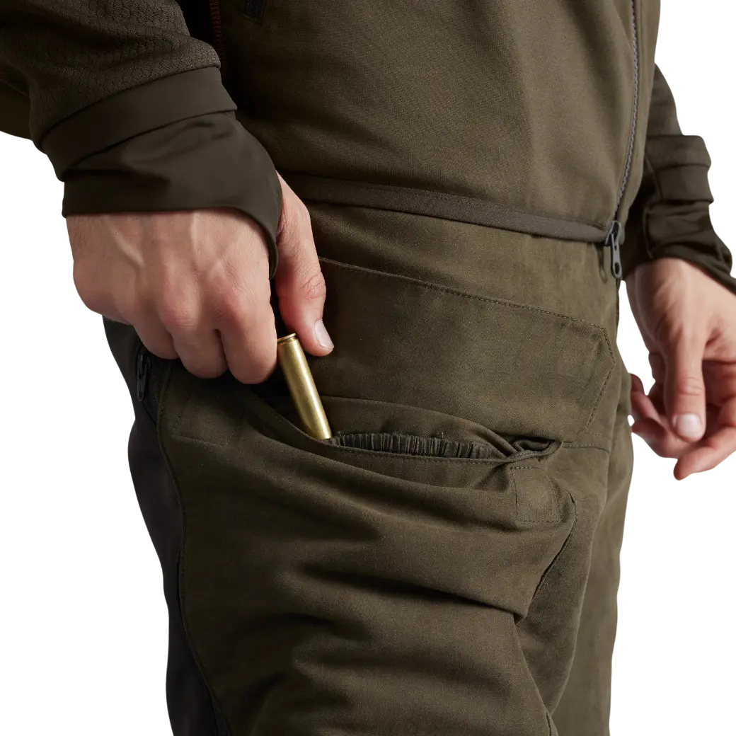 Härkila Scandinavian trousers Willow Green/Deep Brown-4