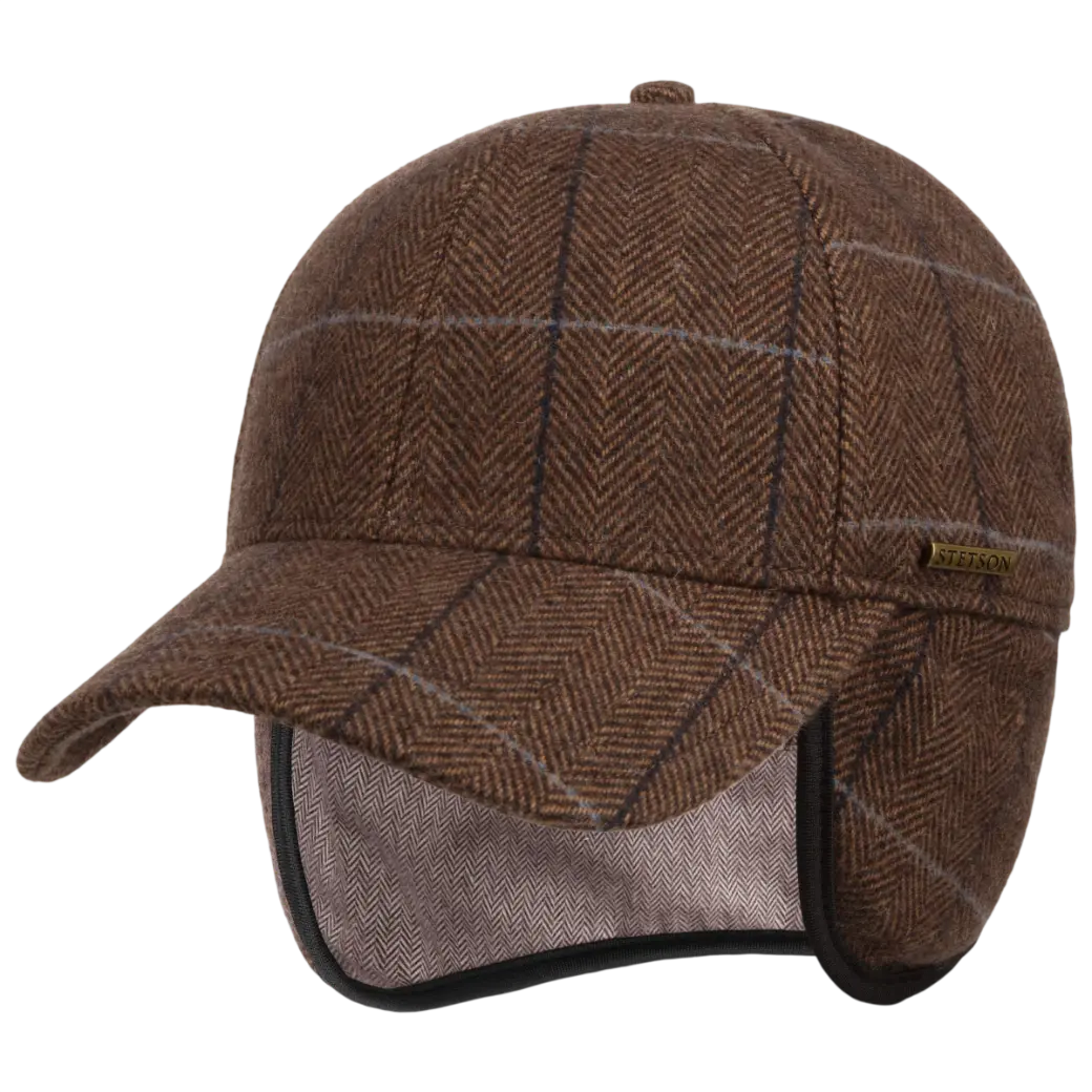 Stetson Baseball Cap Wool EF Camel-1
