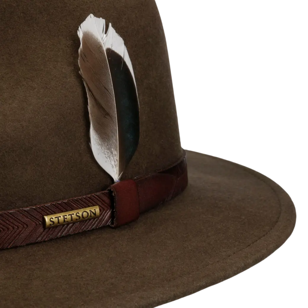 Stetson Traveller Woolfelt Dark Earth-4