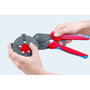 KNIPEX KNIPEX MultiCrimp® Krimptang met 5 profielen en handige wissellader 97 33 02