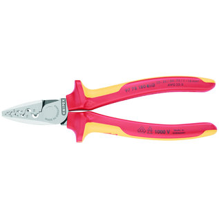 KNIPEX Krimptang voor adereindhulzen  - 0,25 t/m 16mm2 - VDE-Gekeurd 97 78 180