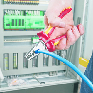 KNIPEX Krimptang voor adereindhulzen  - 0,25 t/m 16mm2 - VDE-Gekeurd 97 78 180