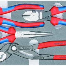 Knipex Professionele Precisie-borgveertangen set van Knipex met 6 verschillende borgveertangen