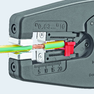 KNIPEX KNIPEX MultiStrip 10, de volledig zelfinstellende striptang van KNIPEX 12 42 195