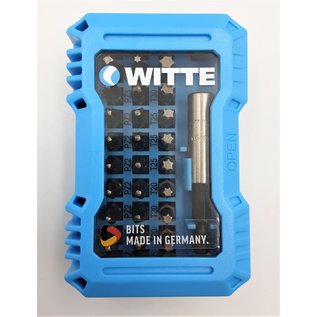 Witte Werkzeuge WITTE 32-delige Bit-set met adapter en bithouder 1/4" - 31201