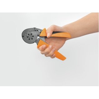 Weidmüller Professionele Krimptang van Weidmüller voor adereindhulzen van 0,14 t/m 10mm2 met hexagonale sluiting PZ10HEX