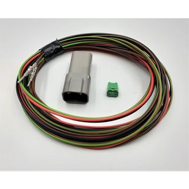 TE Connectivity Deutsch DT set: 4-Pos. Receptacle + 4x 2m. 0,75mm2  kabel