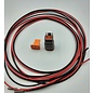 Cable-Engineer TE Deutsch DT Pigtail-set: 2-Pos. Plug DT06-2S (man) + 2x 2m. 0,75mm2 FLRY-B kabel