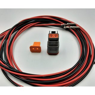 TE Connectivity Deutsch DT Pigtail-set: 2-Pos. Plug (man) connector + 2x 2meter 1,5mm2 FLRY-B kabel