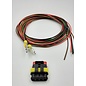 TE Connectivity AMP Superseal 1.5 Pigtail-set: 4-Pos. Plug (man) connector + 4x 2m. FLRY-B  - 0,75mm2