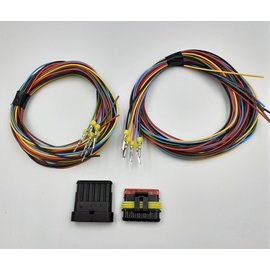 TE Connectivity AMP Superseal 1.5 set: 6-Pos. Tab & Plug + 12x 2meter 0,75mm2