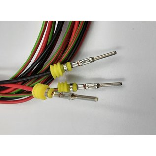 TE Connectivity AMP Superseal 1.5 Pigtail-set met 3-Pos. Tab connector en 3x 2m. FLRY-B kabel - 1,5mm2