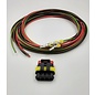 TE Connectivity AMP Superseal 1.5 Pigtail-set: 4-Pos. Plug (man) connector + 4x 2m. FLRY-B kabel  - 1,5mm2